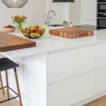 Kitchen Island with Seating from IKEA Cabinets