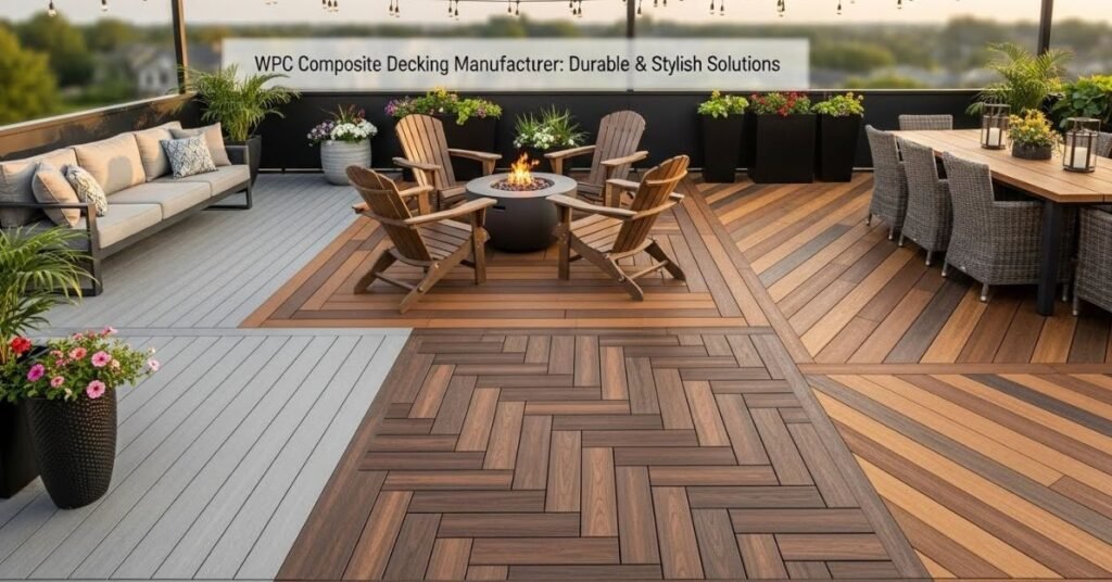 WPC Composite Decking Manufacturer for Durable and Stylish Outdoor Spaces