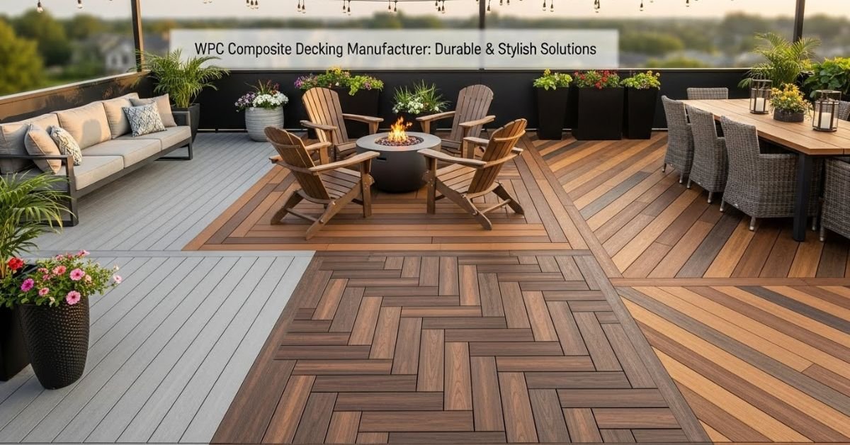 WPC Composite Decking Manufacturer for Durable and Stylish Outdoor Spaces