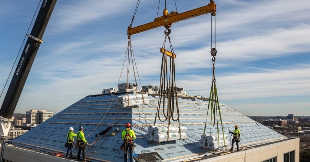 Rigging Equipment Supports Safe and Efficient Roofing Projects
